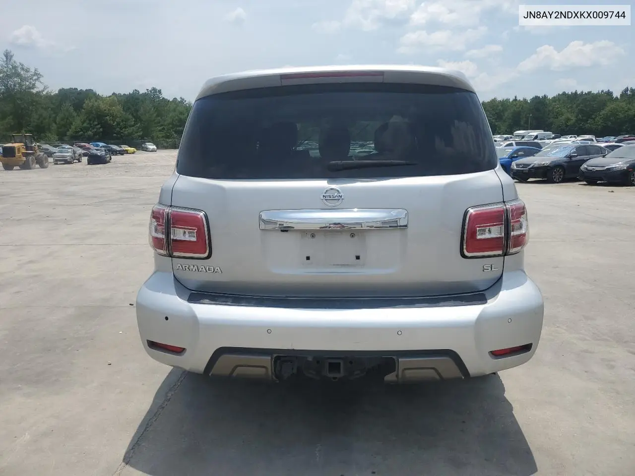 2019 Nissan Armada Sv VIN: JN8AY2NDXKX009744 Lot: 61915175