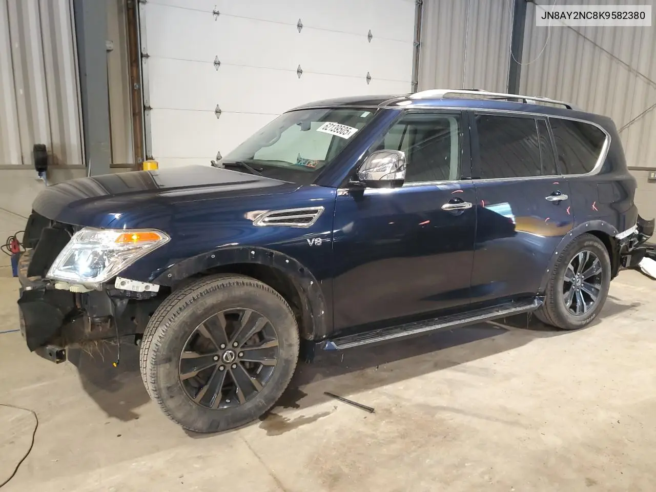 2019 Nissan Armada Sv VIN: JN8AY2NC8K9582380 Lot: 62139505