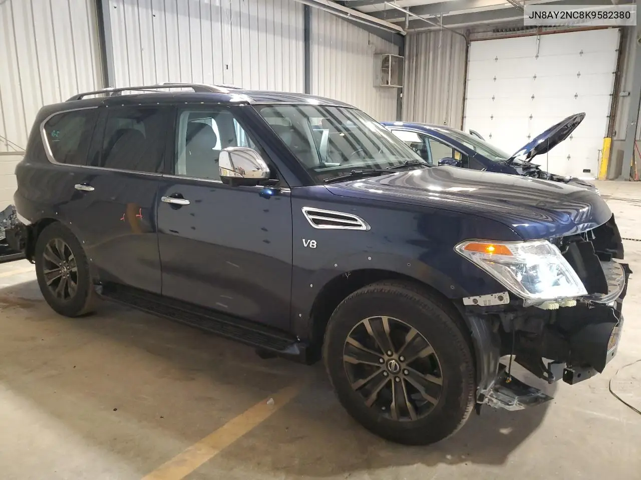 2019 Nissan Armada Sv VIN: JN8AY2NC8K9582380 Lot: 62139505