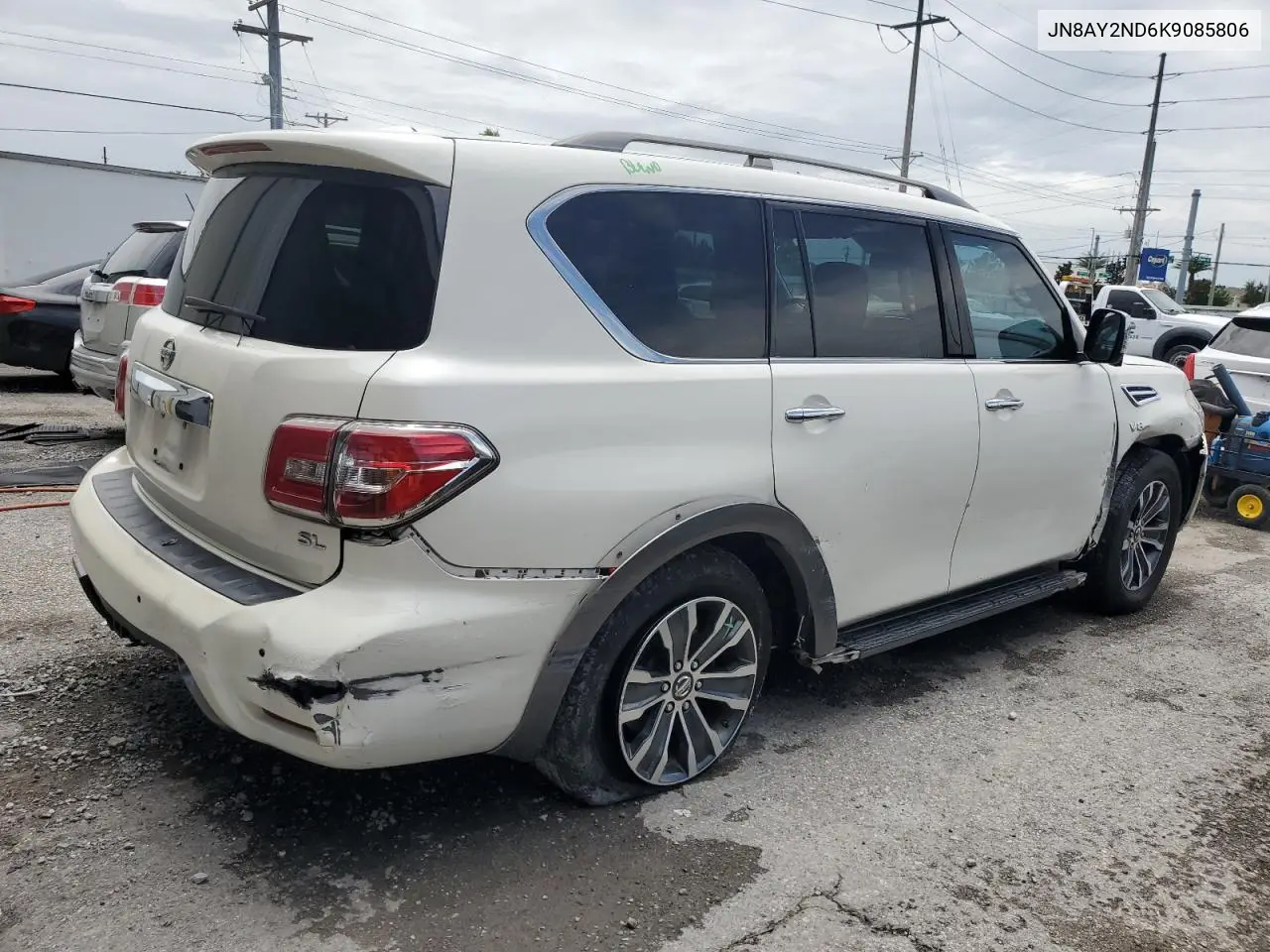 2019 Nissan Armada Sv VIN: JN8AY2ND6K9085806 Lot: 62346245