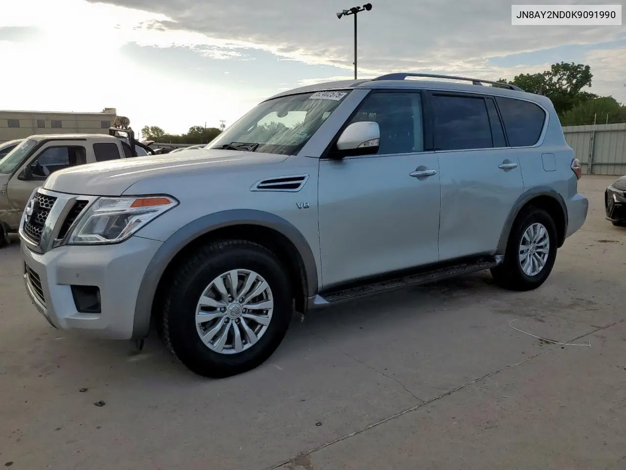 2019 Nissan Armada Sv VIN: JN8AY2ND0K9091990 Lot: 62402575