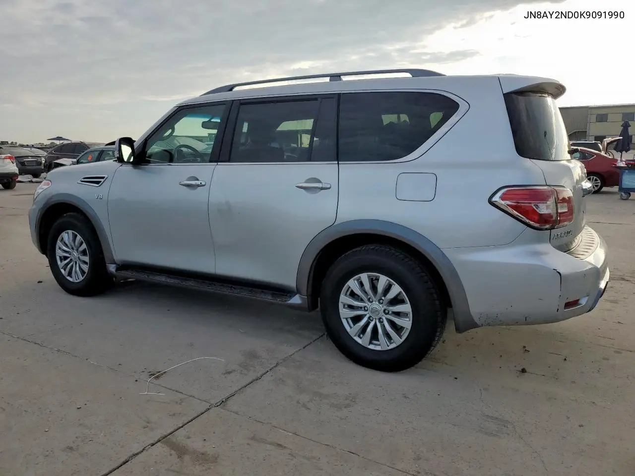 2019 Nissan Armada Sv VIN: JN8AY2ND0K9091990 Lot: 62402575