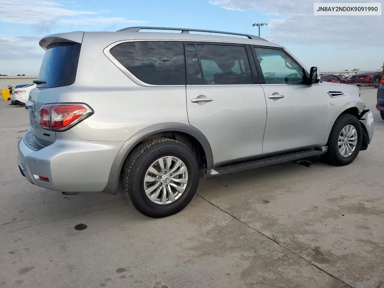 2019 Nissan Armada Sv VIN: JN8AY2ND0K9091990 Lot: 62402575
