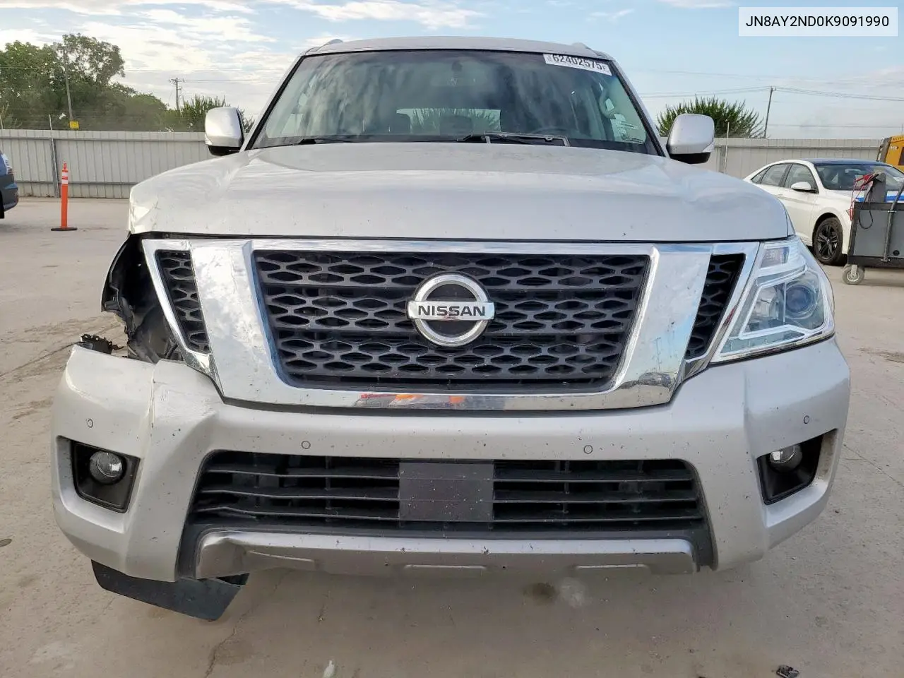 2019 Nissan Armada Sv VIN: JN8AY2ND0K9091990 Lot: 62402575
