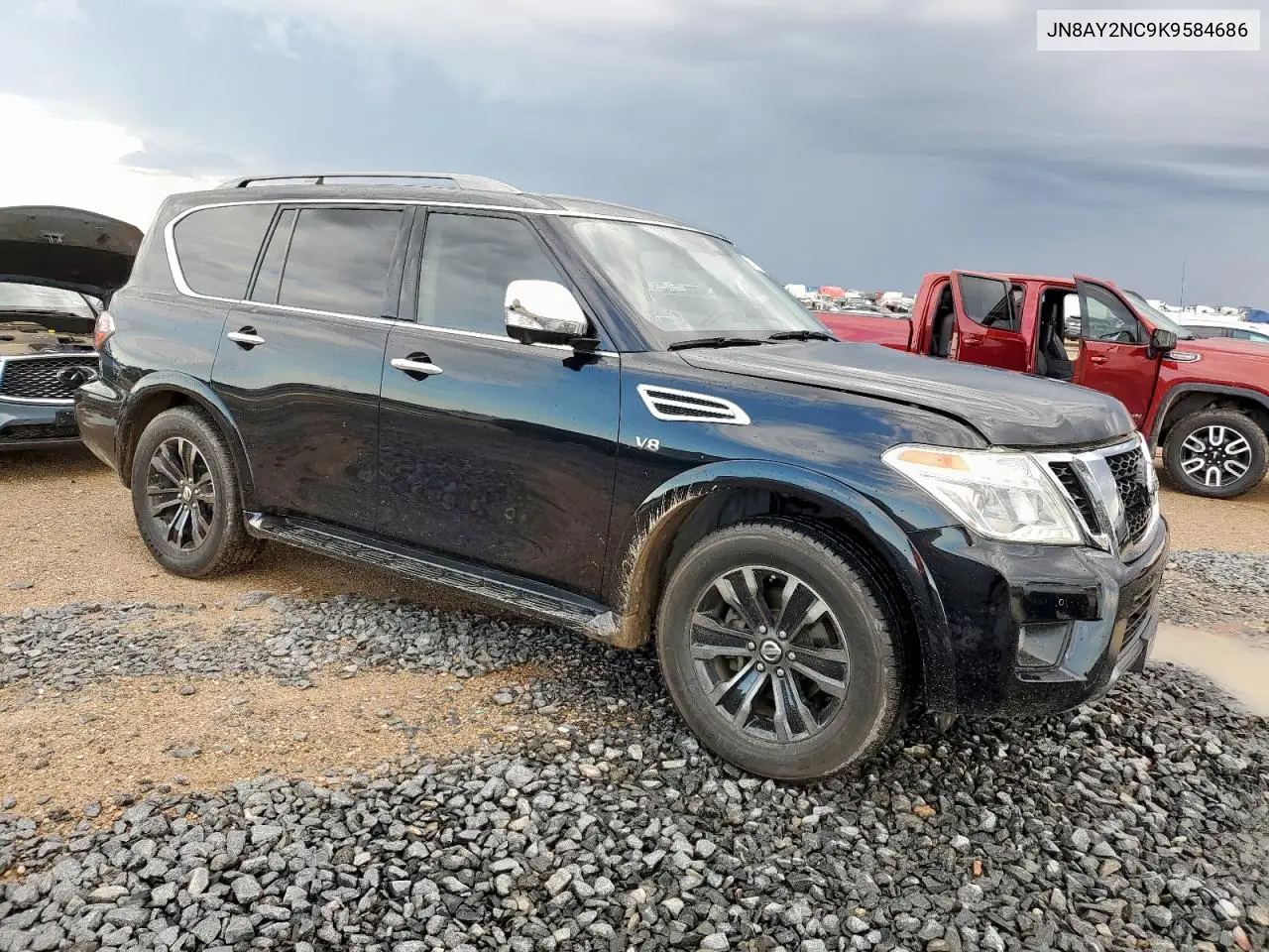 2019 Nissan Armada Sv VIN: JN8AY2NC9K9584686 Lot: 62635225