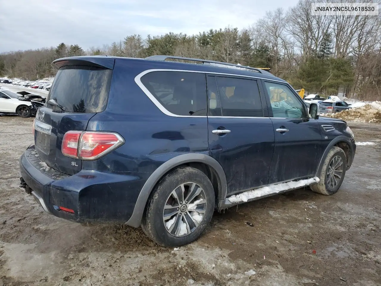 2020 Nissan Armada Sv VIN: JN8AY2NC5L9618530 Lot: 44985365