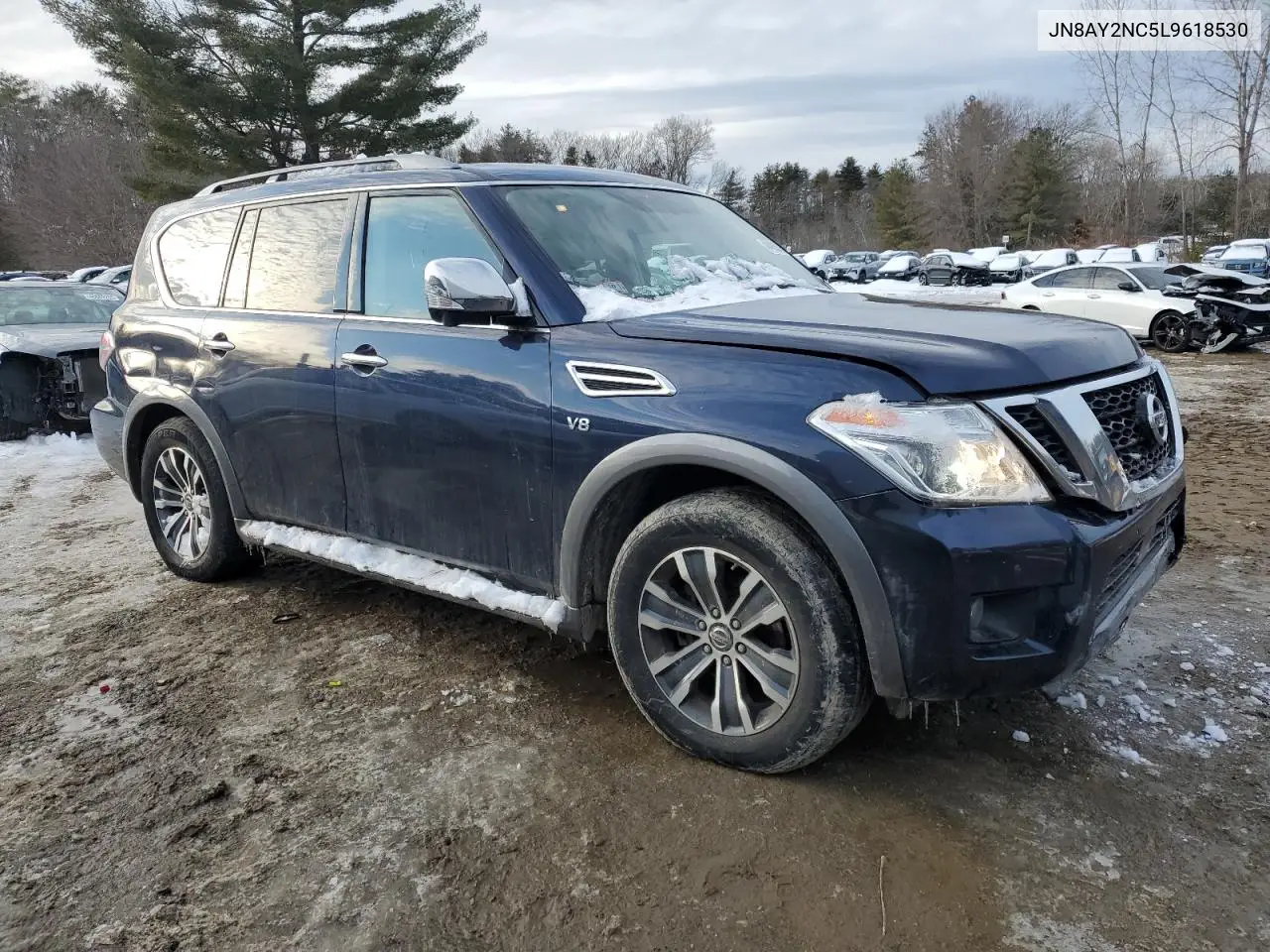 2020 Nissan Armada Sv VIN: JN8AY2NC5L9618530 Lot: 44985365