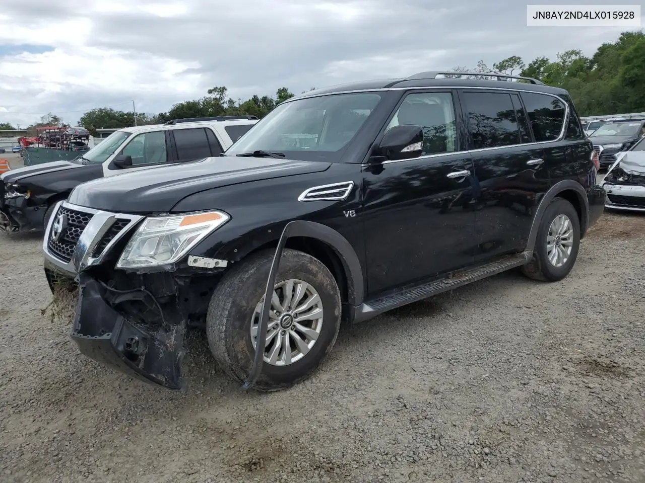 2020 Nissan Armada Sv VIN: JN8AY2ND4LX015928 Lot: 56852545