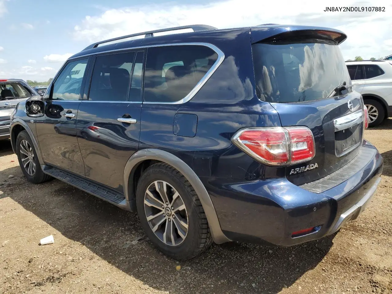 2020 Nissan Armada Sv VIN: JN8AY2ND0L9107882 Lot: 61201955