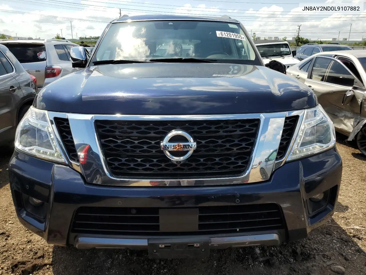 2020 Nissan Armada Sv VIN: JN8AY2ND0L9107882 Lot: 61201955