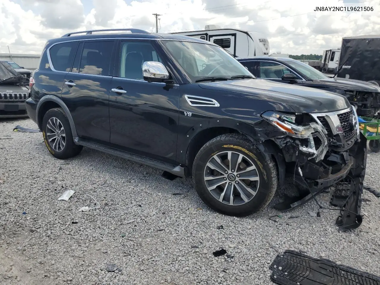 2020 Nissan Armada Sv VIN: JN8AY2NC1L9621506 Lot: 62002965