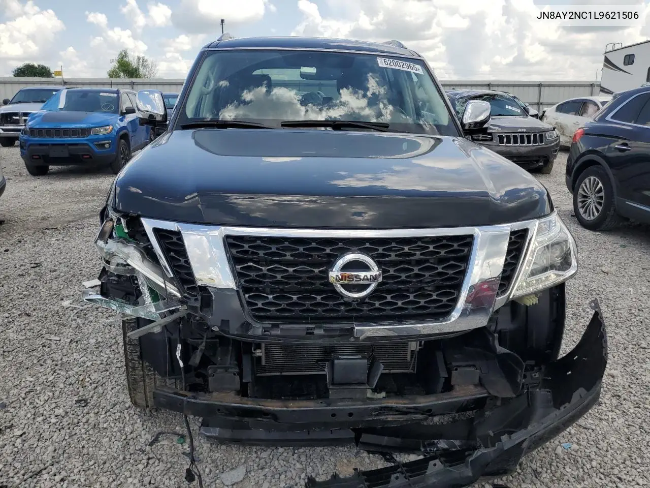 2020 Nissan Armada Sv VIN: JN8AY2NC1L9621506 Lot: 62002965