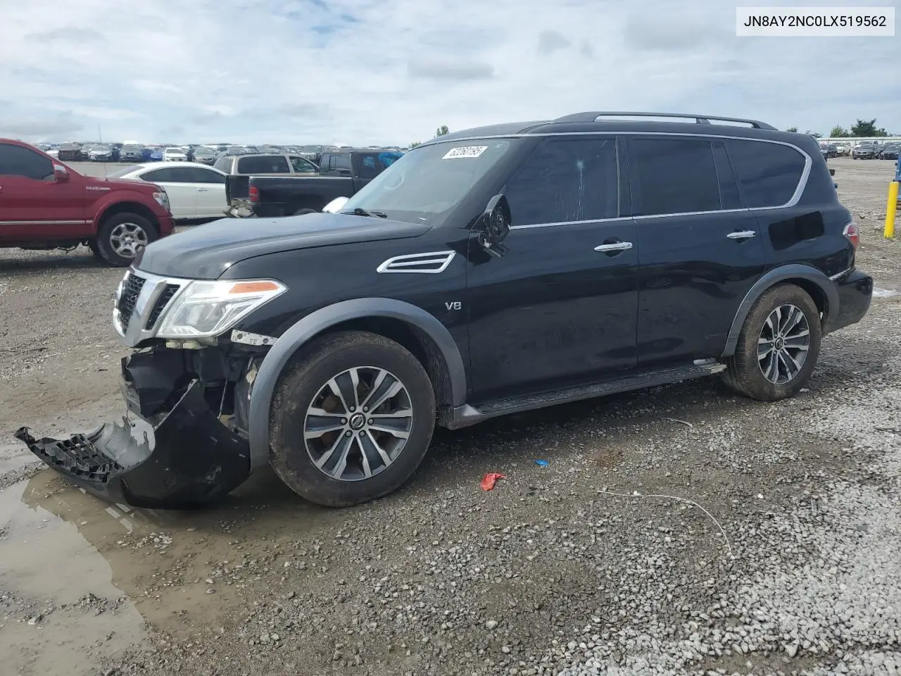 2020 Nissan Armada Sv VIN: JN8AY2NC0LX519562 Lot: 62260195