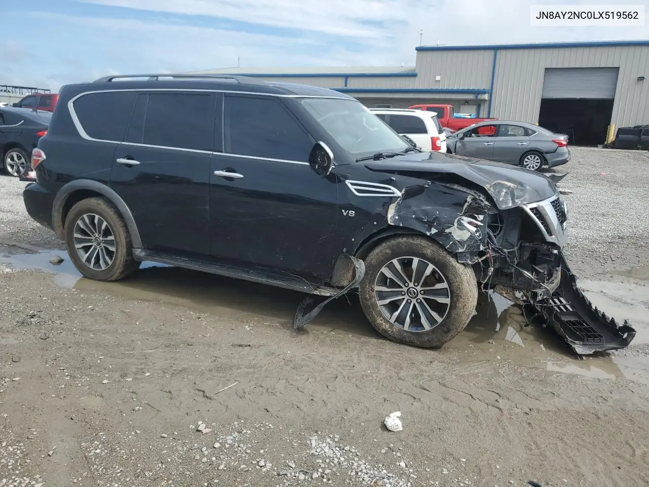 2020 Nissan Armada Sv VIN: JN8AY2NC0LX519562 Lot: 62260195