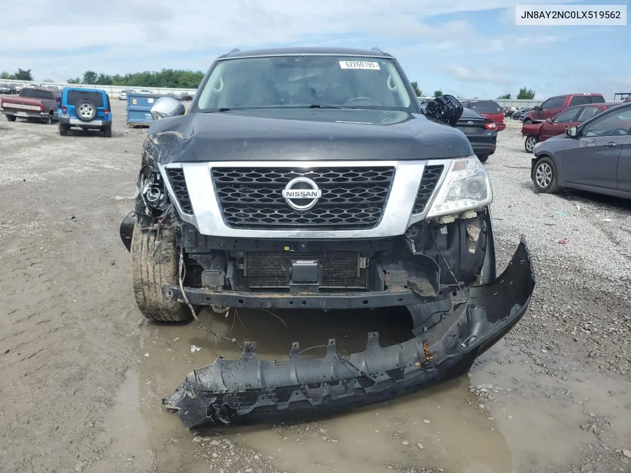 2020 Nissan Armada Sv VIN: JN8AY2NC0LX519562 Lot: 62260195