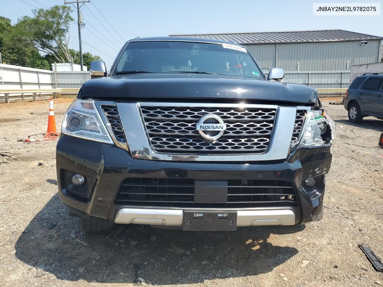 2020 Nissan Armada Platinum VIN: JN8AY2NE2L9782075 Lot: 62414205
