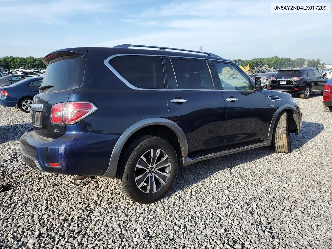 2020 Nissan Armada Sv VIN: JN8AY2ND4LX017209 Lot: 62538675