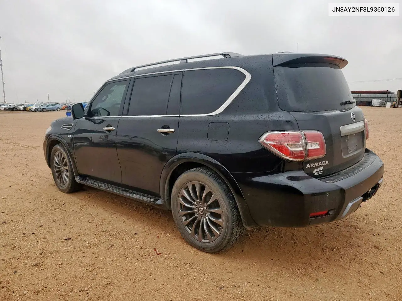 2020 Nissan Armada Platinum VIN: JN8AY2NF8L9360126 Lot: 62740905