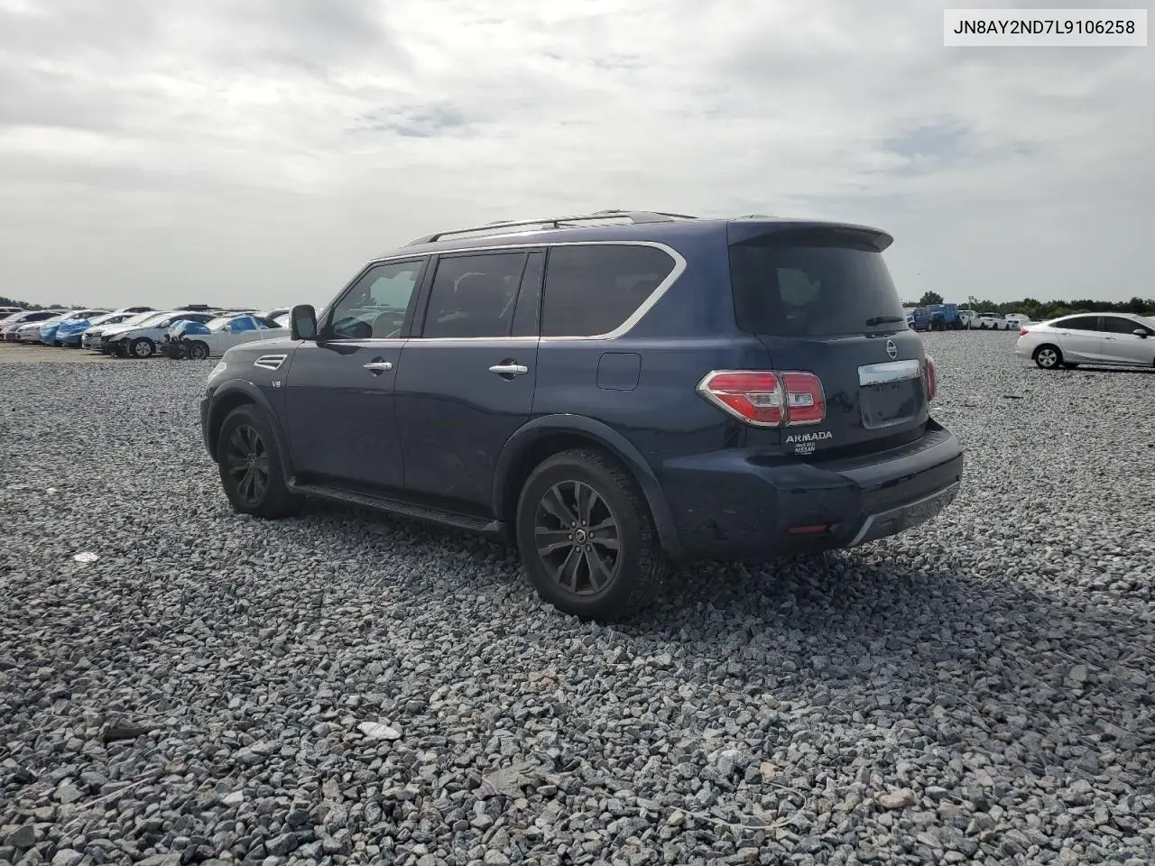 2020 Nissan Armada Sv VIN: JN8AY2ND7L9106258 Lot: 63196435