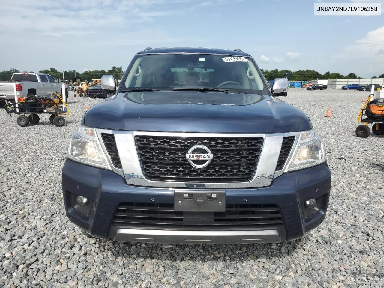 2020 Nissan Armada Sv VIN: JN8AY2ND7L9106258 Lot: 63196435