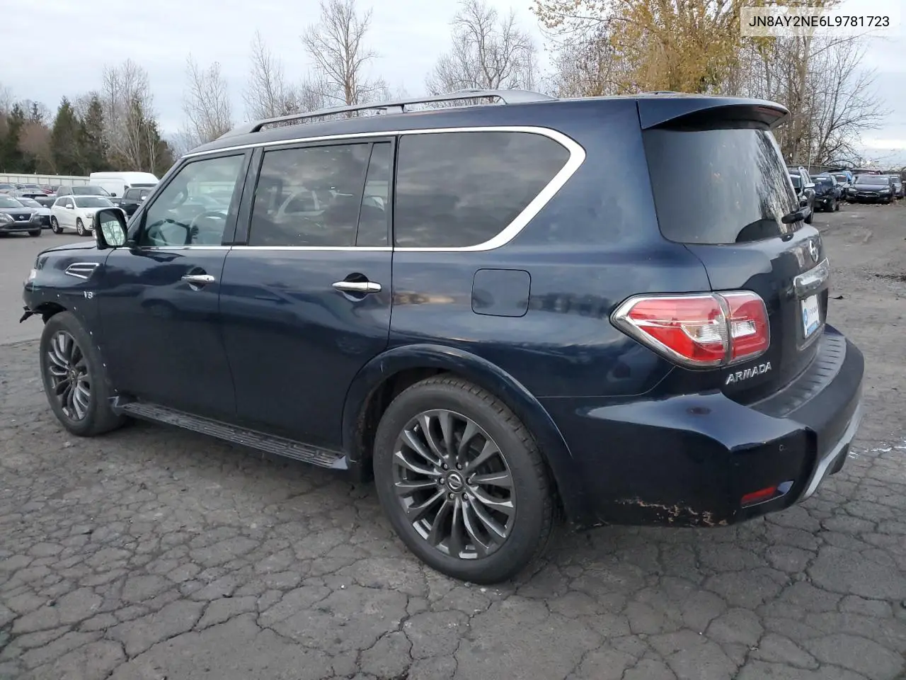 2020 Nissan Armada Platinum VIN: JN8AY2NE6L9781723 Lot: 83113444