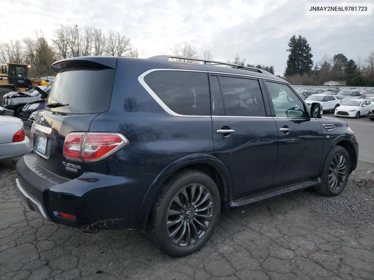 2020 Nissan Armada Platinum VIN: JN8AY2NE6L9781723 Lot: 83113444