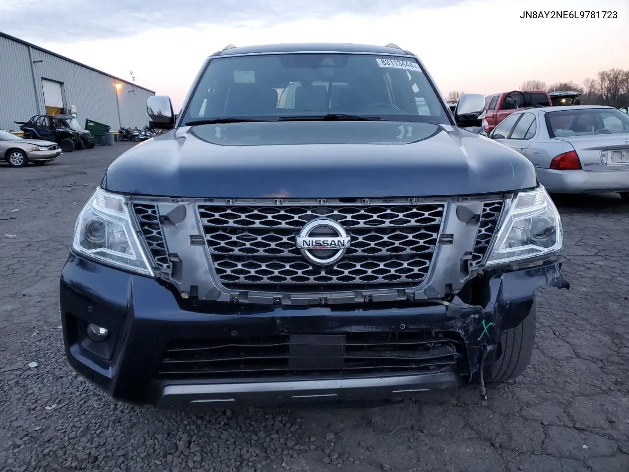 2020 Nissan Armada Platinum VIN: JN8AY2NE6L9781723 Lot: 83113444