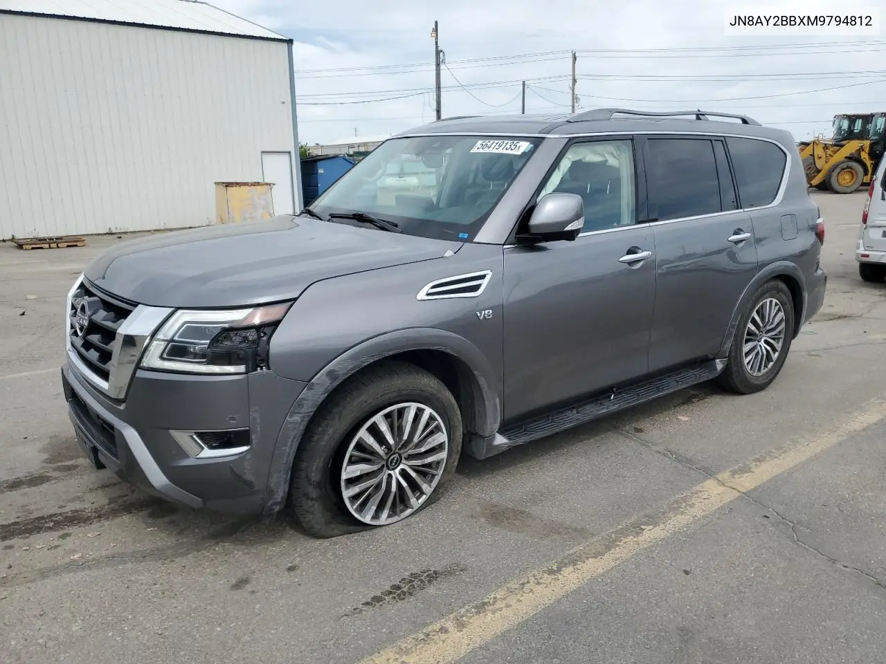2021 Nissan Armada Sl VIN: JN8AY2BBXM9794812 Lot: 56419135