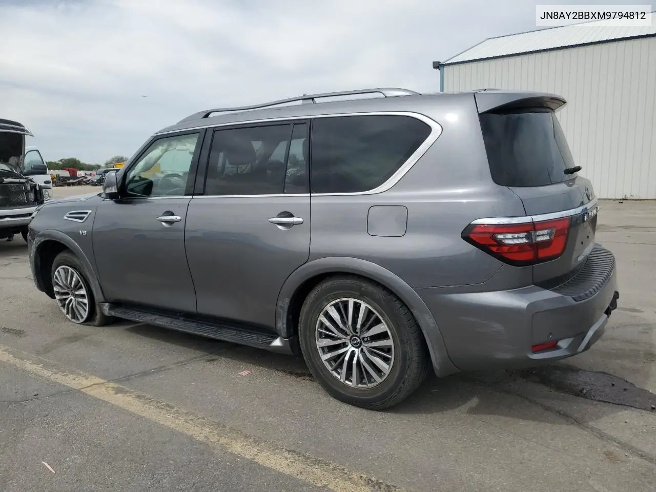 2021 Nissan Armada Sl VIN: JN8AY2BBXM9794812 Lot: 56419135