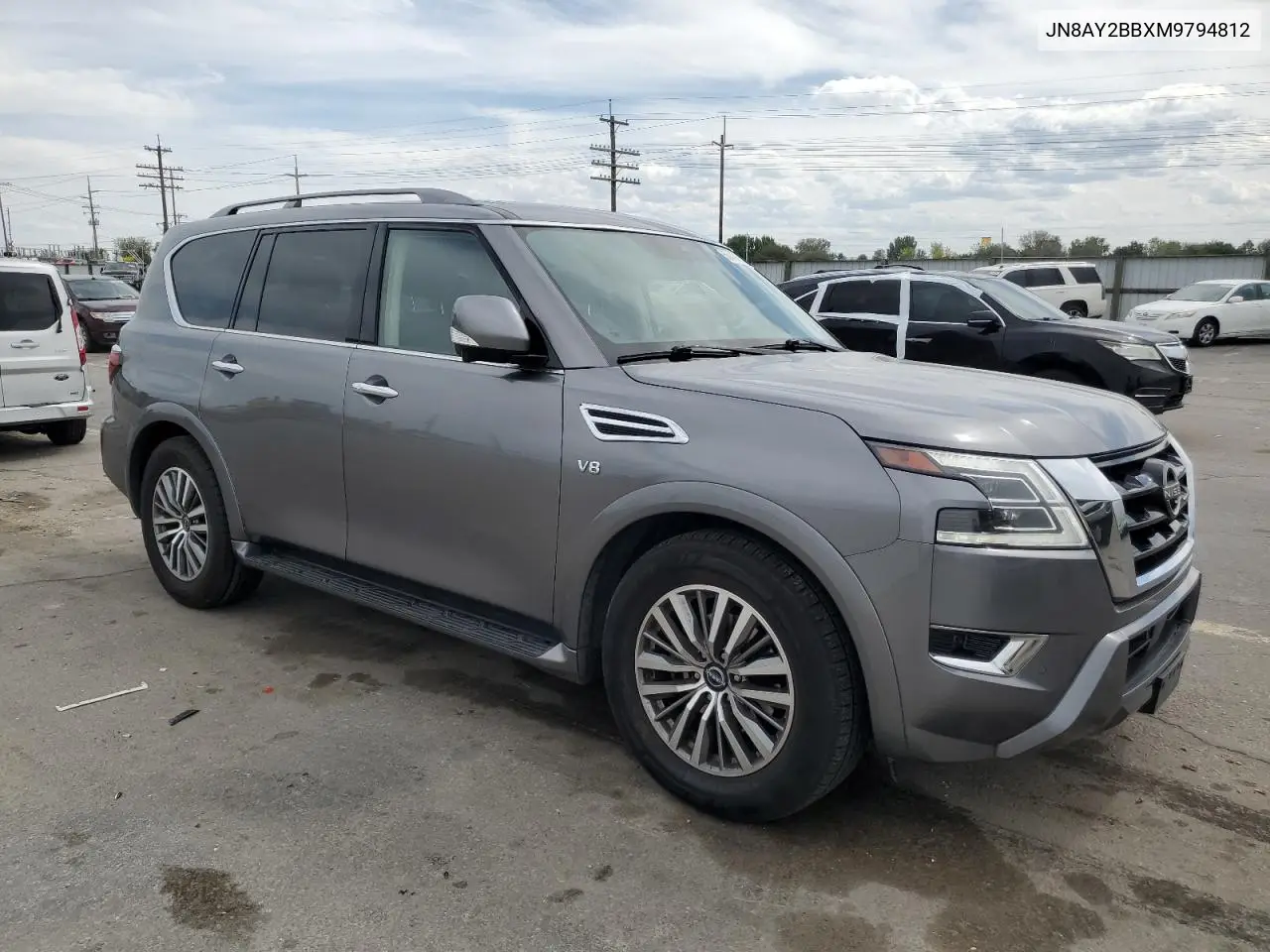 2021 Nissan Armada Sl VIN: JN8AY2BBXM9794812 Lot: 56419135