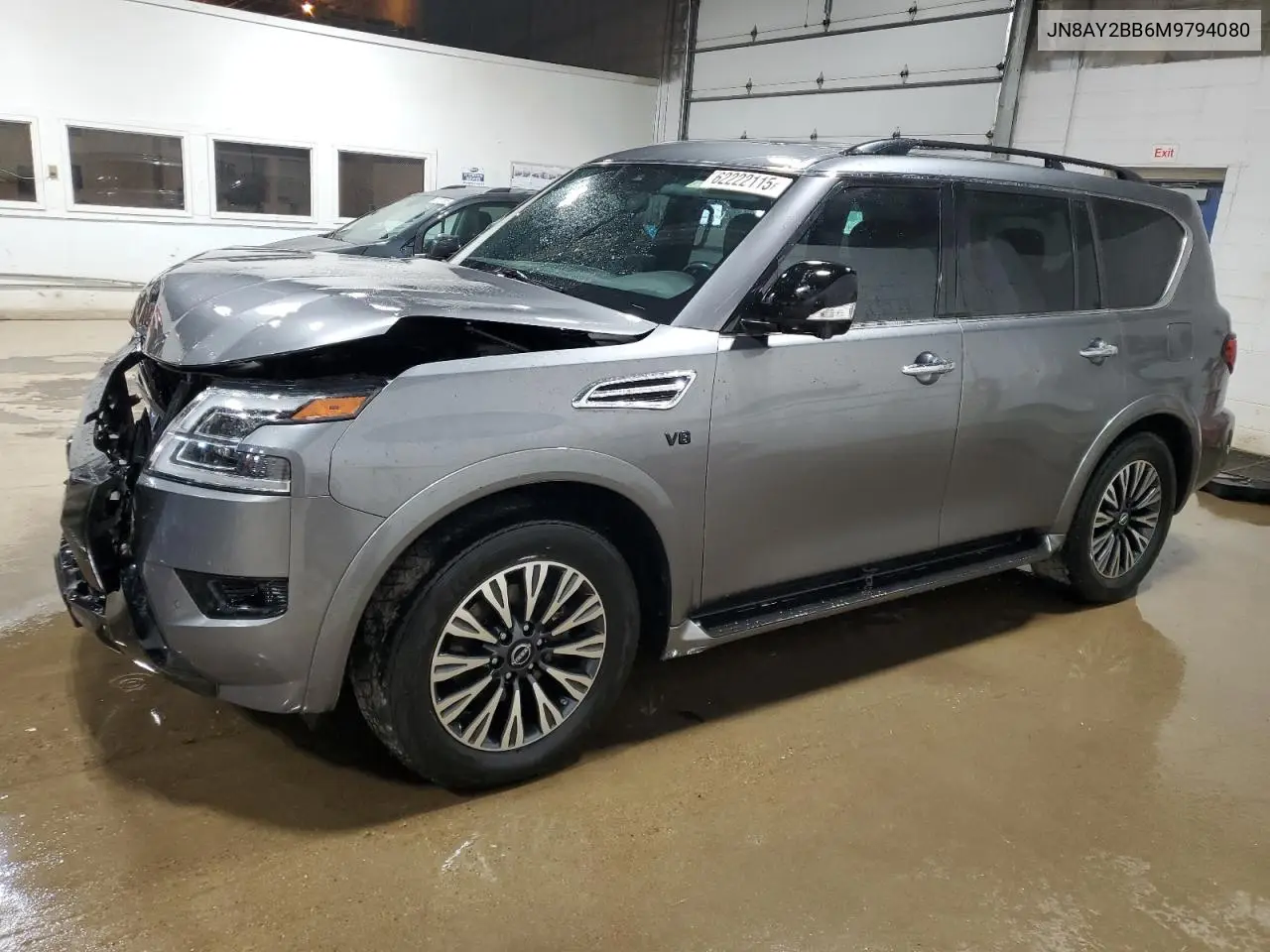 2021 Nissan Armada Sl VIN: JN8AY2BB6M9794080 Lot: 62222115