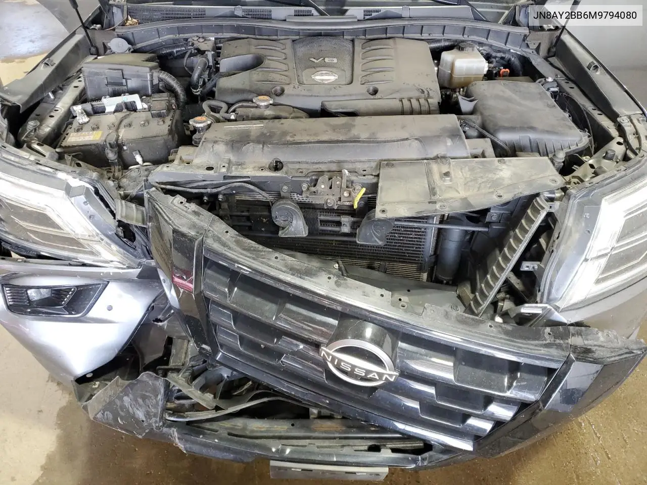 2021 Nissan Armada Sl VIN: JN8AY2BB6M9794080 Lot: 62222115