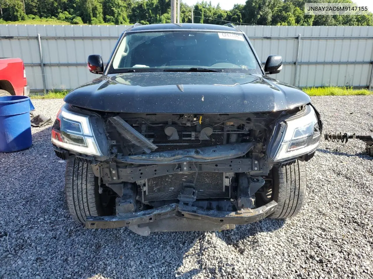 2021 Nissan Armada Sv VIN: JN8AY2AC6M9147155 Lot: 62411785
