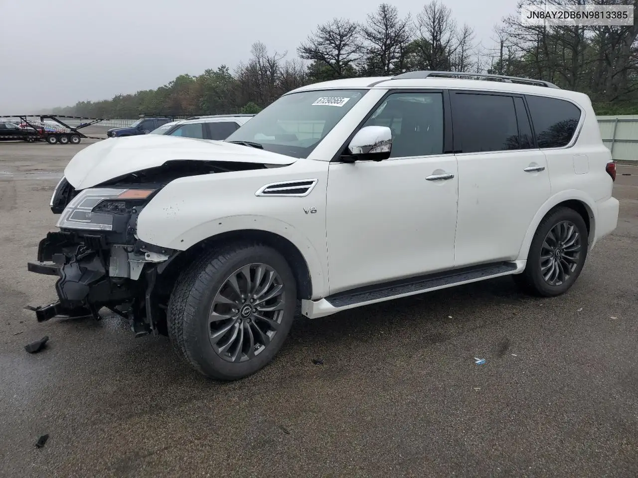 2022 Nissan Armada Platinum VIN: JN8AY2DB6N9813385 Lot: 61290565