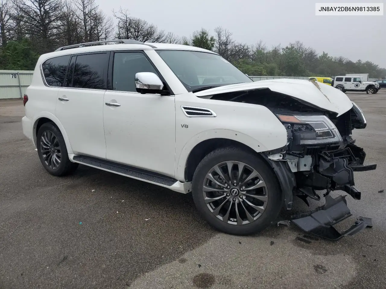 2022 Nissan Armada Platinum VIN: JN8AY2DB6N9813385 Lot: 61290565