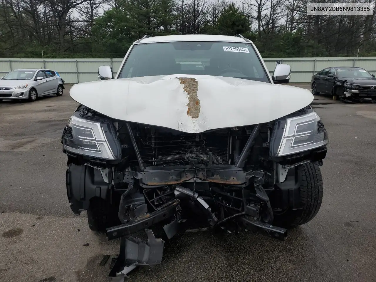 2022 Nissan Armada Platinum VIN: JN8AY2DB6N9813385 Lot: 61290565