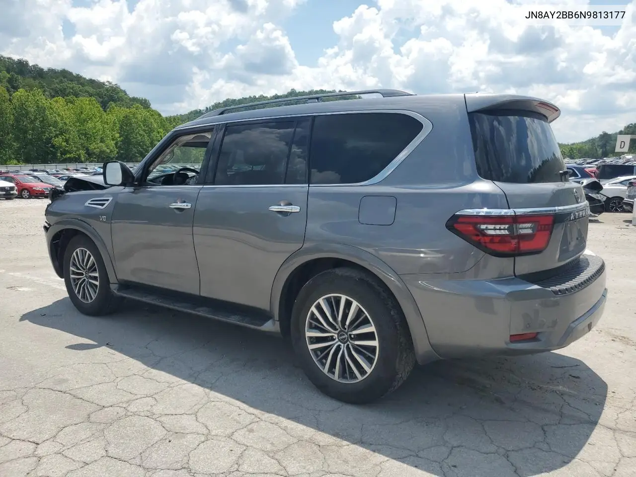 2022 Nissan Armada Sl VIN: JN8AY2BB6N9813177 Lot: 61914195