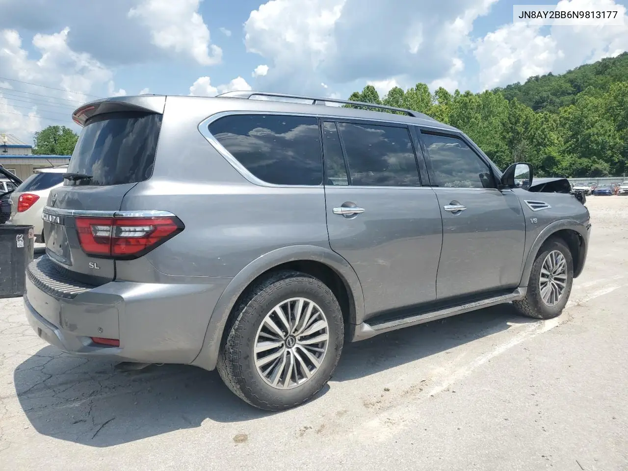 2022 Nissan Armada Sl VIN: JN8AY2BB6N9813177 Lot: 61914195