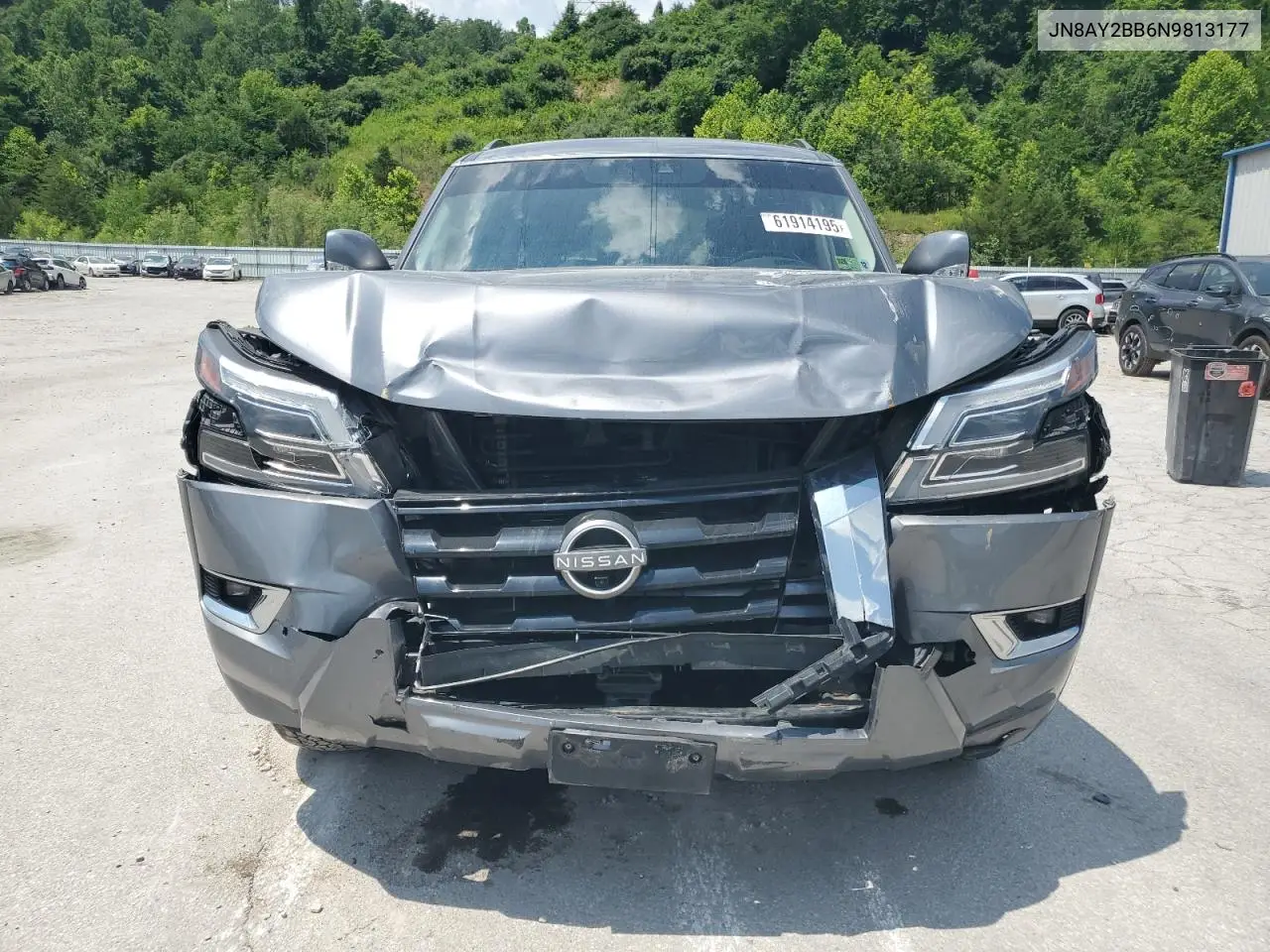 2022 Nissan Armada Sl VIN: JN8AY2BB6N9813177 Lot: 61914195