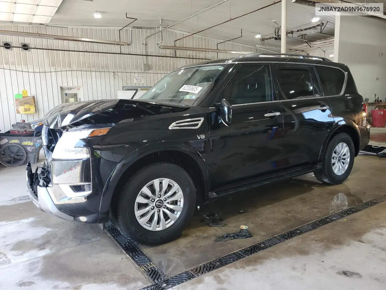 2022 Nissan Armada S VIN: JN8AY2AD9N9676920 Lot: 62283605