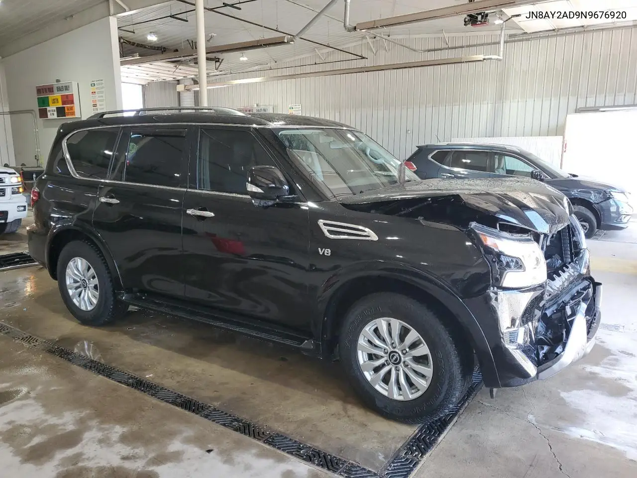 2022 Nissan Armada S VIN: JN8AY2AD9N9676920 Lot: 62283605