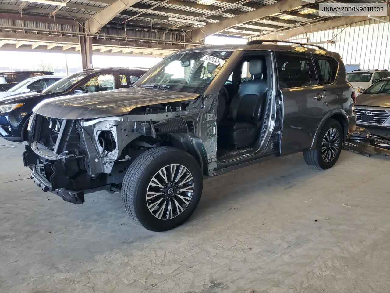2022 Nissan Armada Sl VIN: JN8AY2BB0N9810033 Lot: 62679245