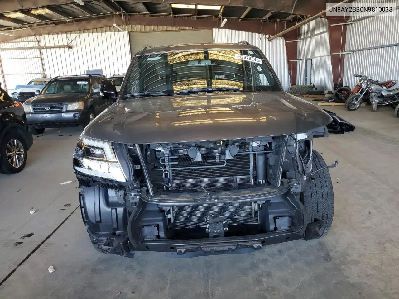2022 Nissan Armada Sl VIN: JN8AY2BB0N9810033 Lot: 62679245