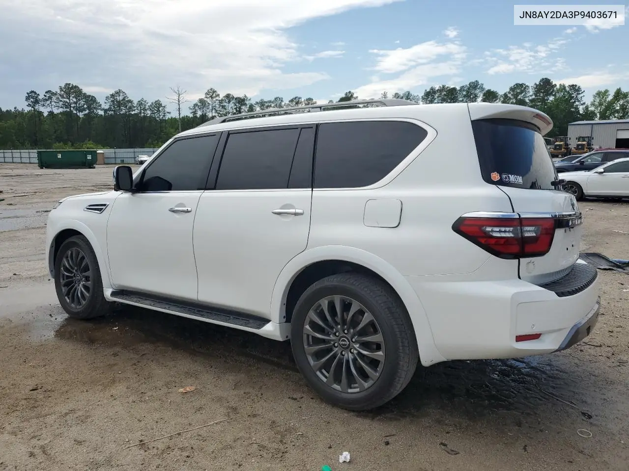 2023 Nissan Armada Platinum VIN: JN8AY2DA3P9403671 Lot: 56211515
