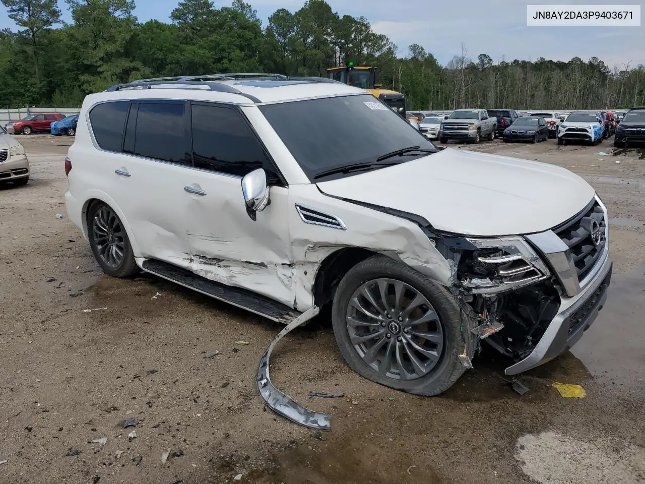 2023 Nissan Armada Platinum VIN: JN8AY2DA3P9403671 Lot: 56211515