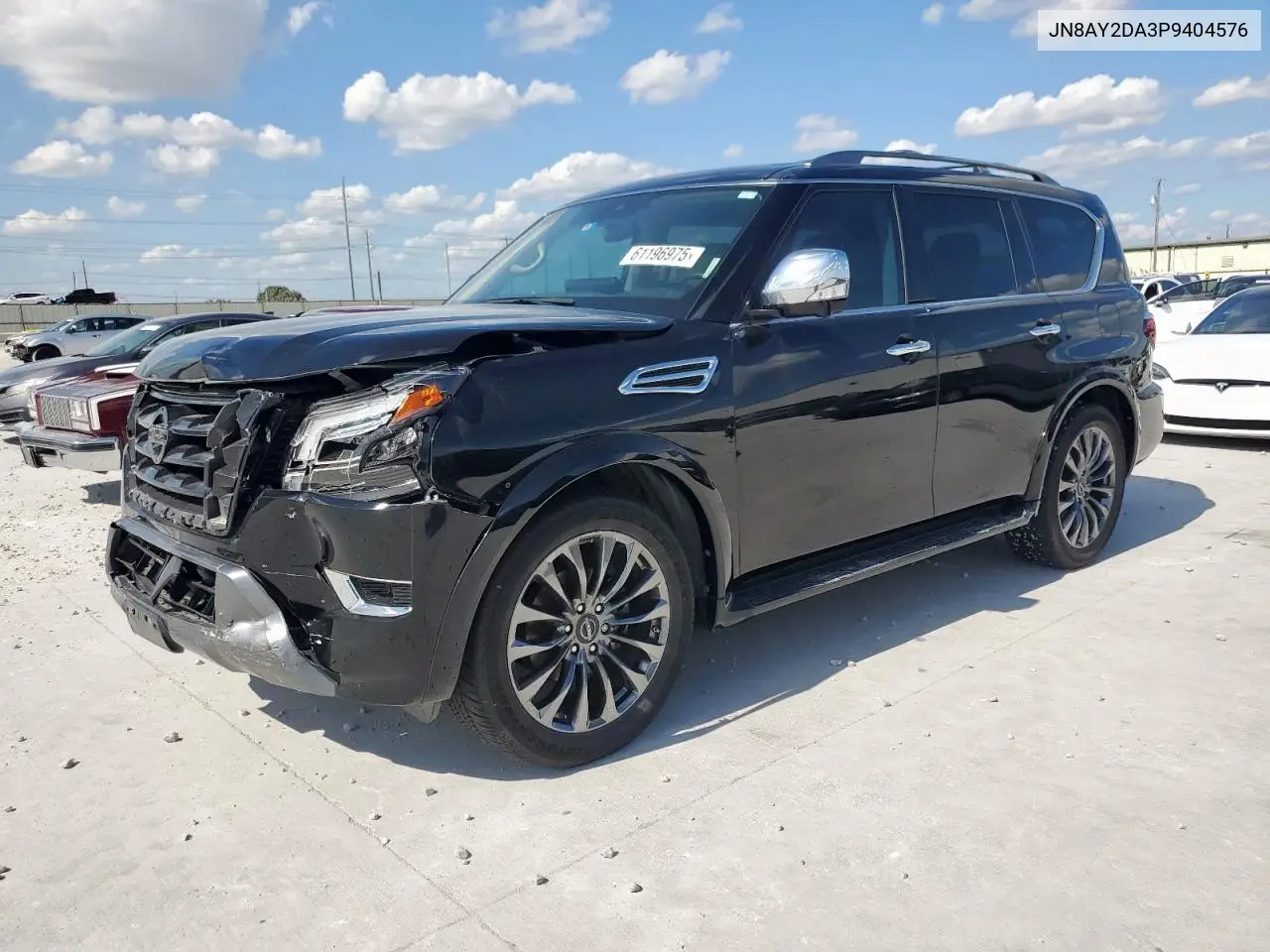 2023 Nissan Armada Platinum VIN: JN8AY2DA3P9404576 Lot: 61196975