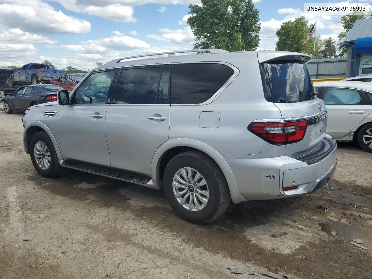 2024 Nissan Armada Sv VIN: JN8AY2AC6R9196993 Lot: 55756475