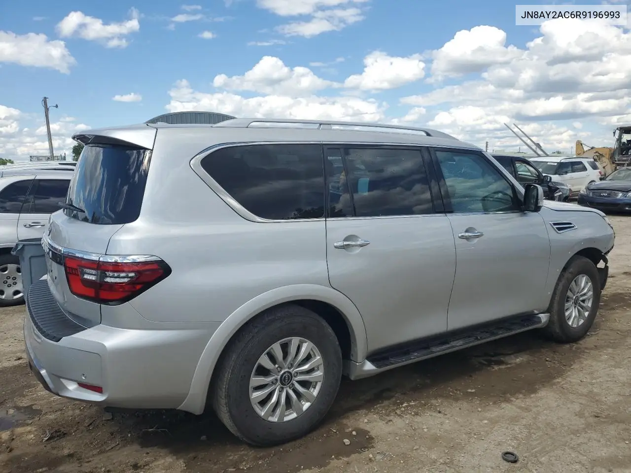 2024 Nissan Armada Sv VIN: JN8AY2AC6R9196993 Lot: 55756475