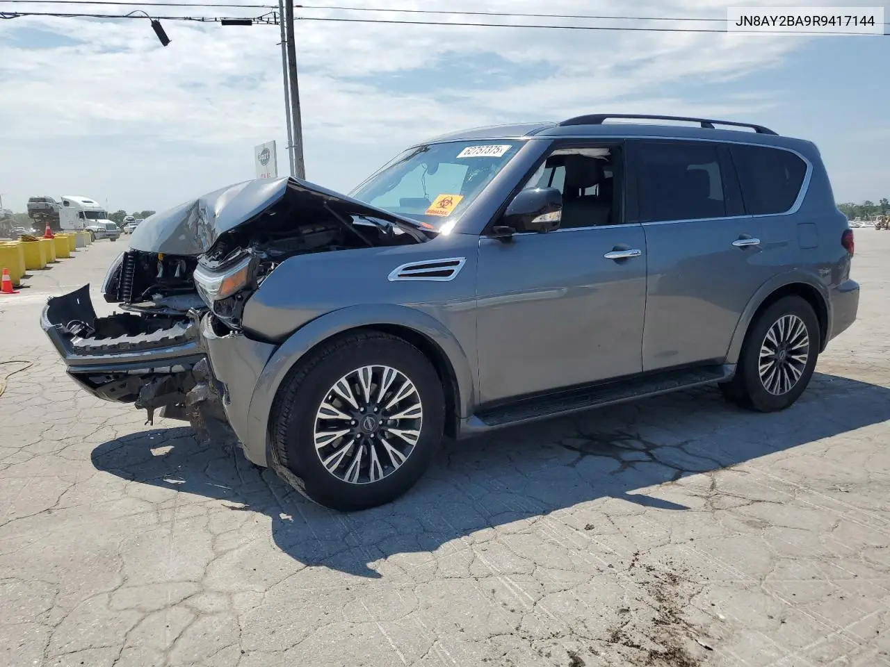2024 Nissan Armada Sl VIN: JN8AY2BA9R9417144 Lot: 62757375