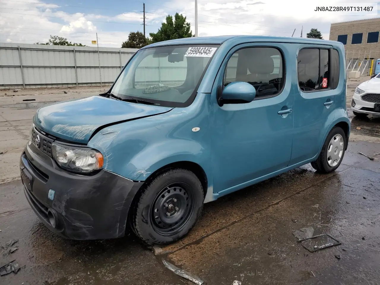 2009 Nissan Cube Base VIN: JN8AZ28R49T131487 Lot: 59984345
